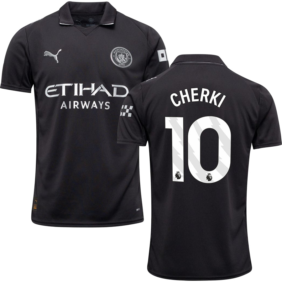 Manchester City Away #10 CHERKI Jersey 2025/26 Adults