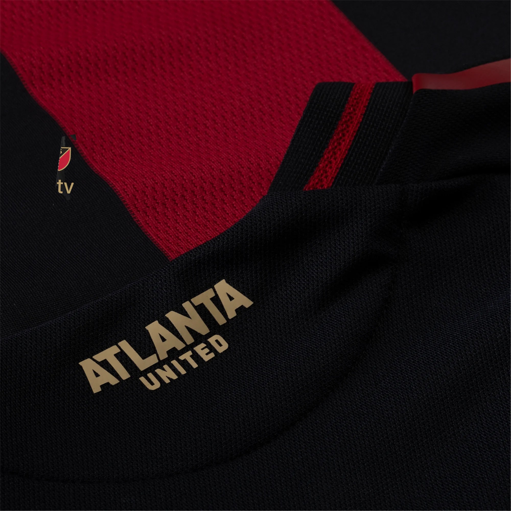 adidas Jamal Thiaré Atlanta United Authentic Home Jersey w/ MLS Patches 25/26 (Red/Black)