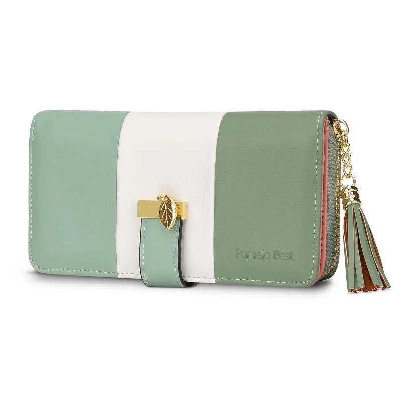 Pomelo Best Wallet Women RFID Blocking Cute Purses for Women 2026 Equipped with Multiple Card Slots And Phone Compartments Purse
