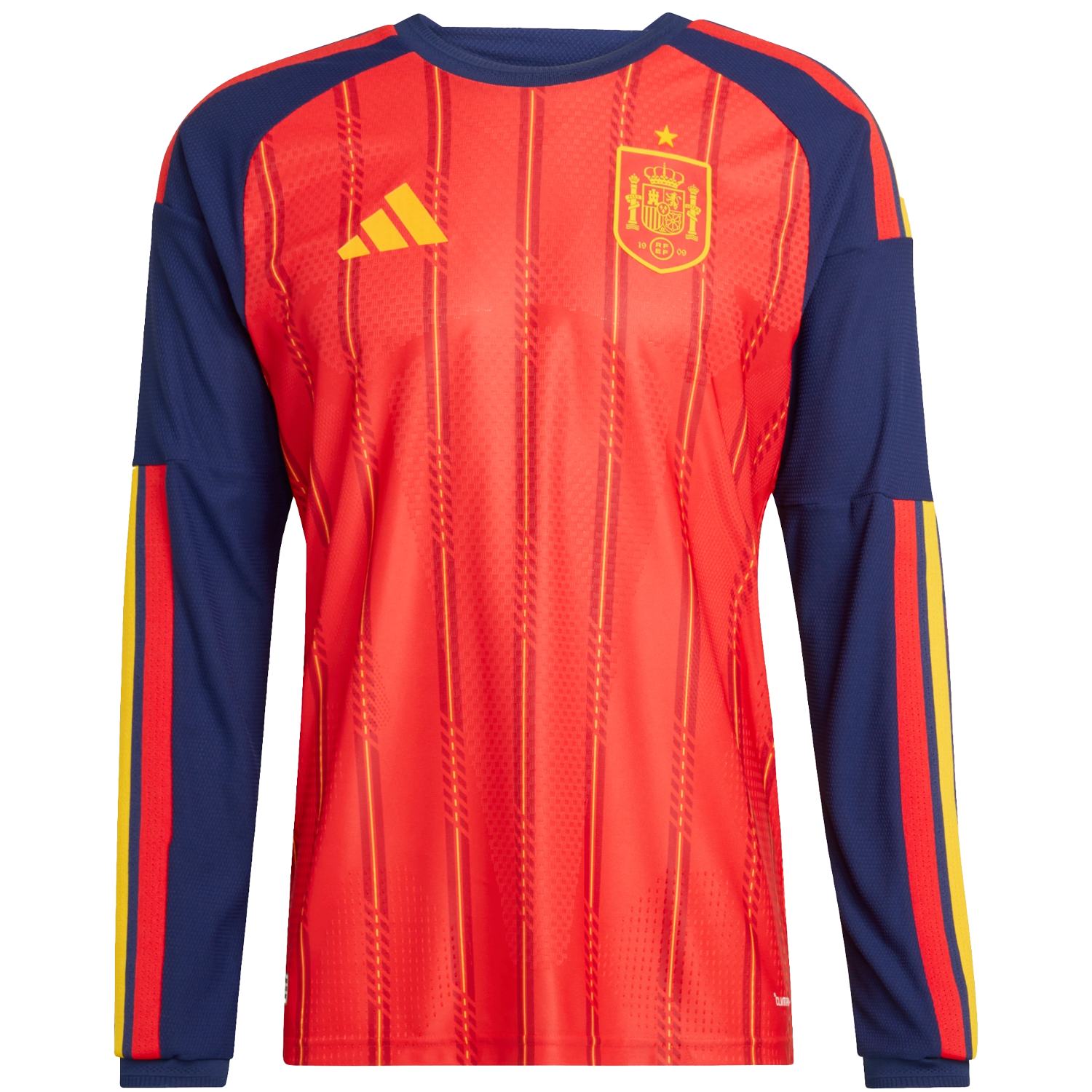 Spain World Cup 2026 Men's Home Long Sleeve Jersey